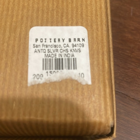 Pottery Barn Vintage Antique Cheese Serving Knife Fork Set - Picture 4 of 6